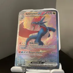 Pokemon TCG Salamence EX Full Art Card Journey Together 187/159 - Image 2