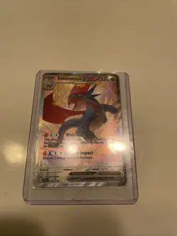 Pokemon TCG Salamence EX Full Art Card Journey Together 187/159 NM Condition - Image 2