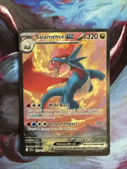 Pokemon TCG Salamence EX Journey Together Full Art 187/159 SIR A - Image 1