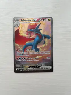 Pokemon TCG Salamence EX Full Art Card Journey Together 187/159 Brand New Sleeve - Image 1