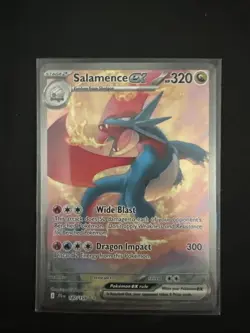 Pokemon TCG Salamence EX Full Art Card Journey Together 187/159 - Image 2