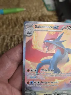 Pokemon TCG Salamence EX Full Art Card Journey Together 187/159 - Image 4