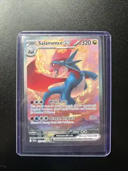 Pokemon TCG Salamence EX Full Art Card Journey Together 187/159 NM-Mint - Image 1