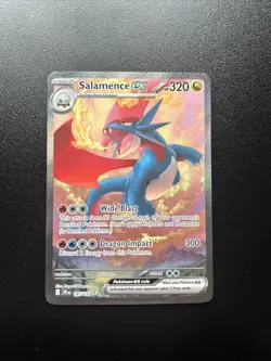 Pokemon TCG Salamence EX Full Art Card Journey Together 187/159 NM-Mint - Image 3