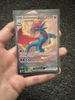 Pokemon TCG Salamence EX Full Art Card Journey Together 187/159 - Image 1