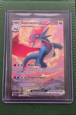Pokemon TCG Salamence EX Full Art Card Journey Together 187/159 - Image 1