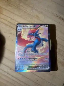 Pokemon TCG Salamence EX Full Art Card Journey Together 187/159 Mint - Image 1
