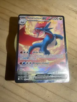 Pokemon TCG Salamence EX Full Art Card Journey Together 187/159 Mint - Image 4