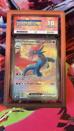 Pokemon TCG Salamence EX Full Art Card Journey Together 187/159 - ACE 10 - Image 1