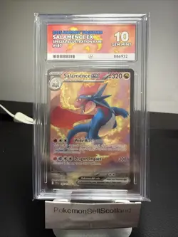 Pokemon TCG Salamence EX 187/159 SIR Journey Together ACE GEM MINT 10 ENGLISH! - Image 1