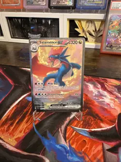 Pokemon TCG Salamence EX Full Art Card Journey Together 187/159 NM-Mint - Image 1