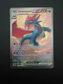 Pokemon TCG Salamence EX Full Art Card Journey Together 187/159 - Image 1