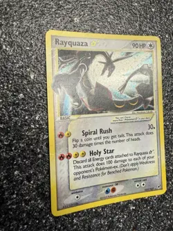 Pokemon Rayquaza Gold Star EX Deoxys Ultra Rare Holo Card #107 - Image 4