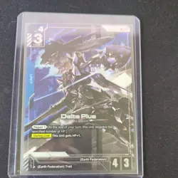 Delta Plus Alternate Art Foil - GD01-006 R+ NM - Gundam TCG Card Game - Image 1