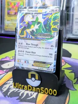 Pokemon STAFF PROMO Card - Tornadus EX BW96 (Legendary Treasures) - Image 2