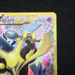 Alakazam EX 125/124 XY Fates Collide 2016 Secret Holo Rare Pokemon Card LP - Image 3