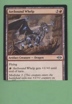 Arcbound Whelp - Modern Horizons 2 - MISCUT - CRIMPED - RARE - Image 1