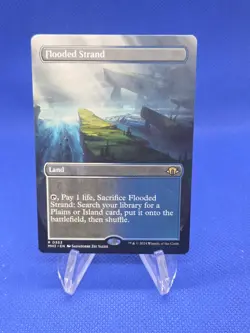 MTG Modern Horizons 3 Flooded Strand 0353 Regular Borderless Rare Land LP - Image 1