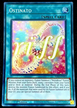 Ostinato Super Rare 1st Edition Mint Yu-Gi-Oh! Card [RA03-EN064] - Image 1