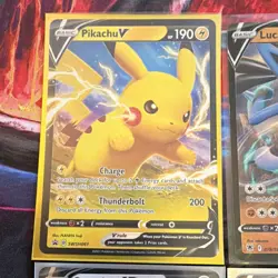 Pokemon V Lot- Pikachu, Lucario, Greedent, Tyranitar -4 Cards - NM & SHIPS FAST! - Image 2