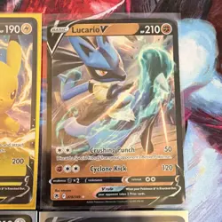 Pokemon V Lot- Pikachu, Lucario, Greedent, Tyranitar -4 Cards - NM & SHIPS FAST! - Image 3