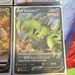 Pokemon V Lot- Pikachu, Lucario, Greedent, Tyranitar -4 Cards - NM & SHIPS FAST! - Image 5