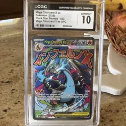 Mega Charizard X ex CGC 10 Pokemon Me: Mega Evolution Promo 023 Holo Card - Image 3