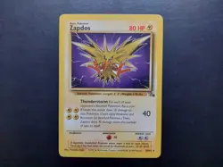 Pokemon - Zapdos 30/62 Rare Fossil - Image 1
