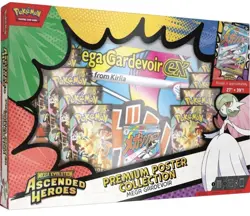 Pokemon TCG: Ascended Heroes Premium Poster Collection Mega Gardevoir Sealed Box - Image 1