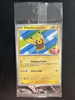 Pikachu Berkemeja Batik 155/SV-P Promo - Pokemon Indonesian - US Seller - SEALED - Image 1