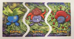 Pokemon Topps #EV4-EV6 of 12 Die Cut/Embossed Oddish-Vileplume (LP-NM) - Image 1