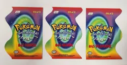 Pokemon Topps #EV4-EV6 of 12 Die Cut/Embossed Oddish-Vileplume (LP-NM) - Image 2