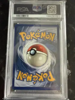 1999 Pokemon Fossil Gambler 1st Edition 60/62 PSA 9 - Image 4