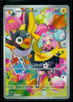 Pokemon IONO'S WATTREL 231/217 - Ascended Heroes - ILLUSTRATION RARE - MINT - Image 1