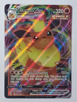 Flareon Vmax 018/203 Evolving Skies Full Art Ultra Rare Pokemon New - Image 1