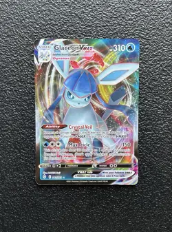 Pokemon TCG - Glaceon VMAX 041/203 - Full Art Holo Rare - Evolving Skies *NM/M - Image 1