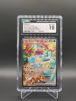 Pokemon Keldeo EX 167/086 CGC 10 GM Sv: White Flare Illustration Rare Pokemon - Image 1