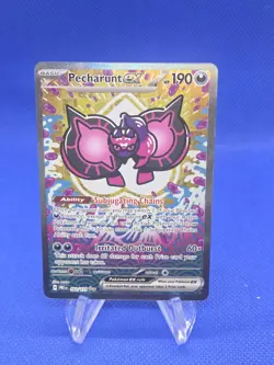 Pokemon Prismatic Evolutions Pecharunt ex 163/131 Special Illustration Rare NM - Image 1