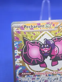 Pokemon Prismatic Evolutions Pecharunt ex 163/131 Special Illustration Rare NM - Image 3