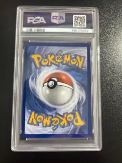 2025 Pokemon Phantasmal Flames Ceruledge 014 Black Star Prerelease Staff PSA 9 - Image 2