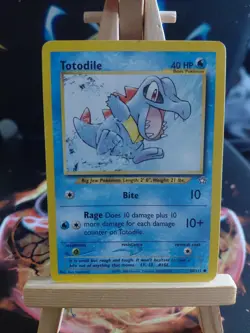 Pokemon TCG Totodile Neo Genesis 80/111 Regular Unlimited Common - Image 1