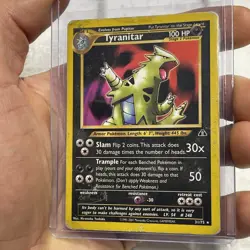 Tyranitar 31/75 Non Holo Pokemon Neo Discovery 2001 Vintage HP/MP Rare Card TCG - Image 2