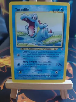 Pokemon TCG Totodile Neo Genesis 81/111 Regular Unlimited Common - Image 1