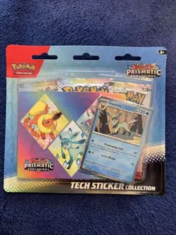 Pokemon TCG - Prismatic Evolutions - Tech Sticker Collection - FACTORY SEALED - Image 1