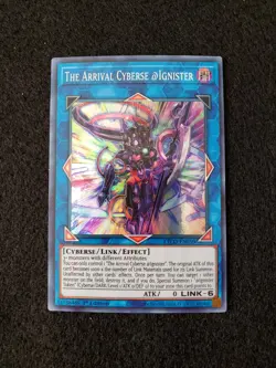 The Arrival Cyberse @Ignister 3X 1st Ed Eternity Code Yu-Gi-Oh ETCO-EN050 Mint - Image 1