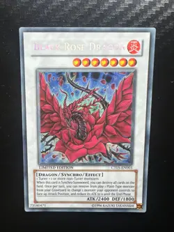 Yugioh Black Rose Dragon - CT05 - EN003 Secret Rare - Limited Edition NM - Image 1