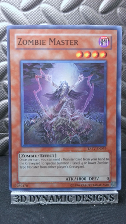 | Yugioh Zombie Master TAEV-EN039 Super Rare Tactical Evolution LP 🔥 | - Image 1