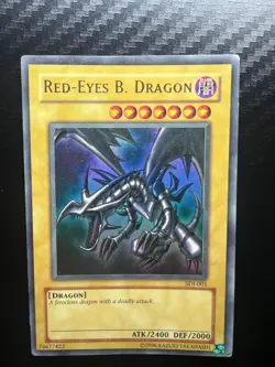 Yugioh Red Eyes B. Dragon - SDJ - 001 Holo LP - Image 1