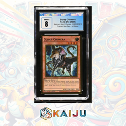 Yu-Gi-Oh! Scrap Chimera 2021 MGED-EN010 Premium Gold Rare 1st Ed CGC 8 - Image 1