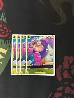 Franky OP07-107 Franky 500 Years In The Future English One Piece TCG X4 Playset - Image 1